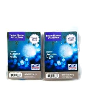 2 BETTER HOMES & GARDENS Wax Melts STORMY AUTUMN